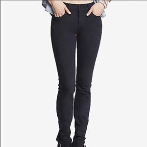 Mid rise black jegging